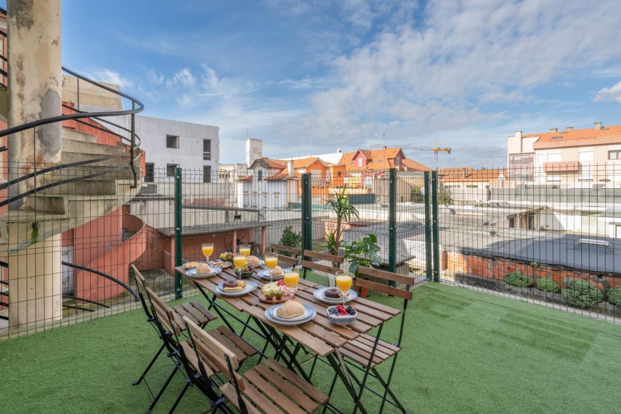 Host Wise - Spacious Fresh Flat W Terrace - Near Sea Espinho  Dış mekan fotoğraf